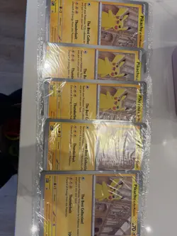 5x Pikachu At The Museum Pokemon X Jumbo Promo Card. Sealed - Image 5
