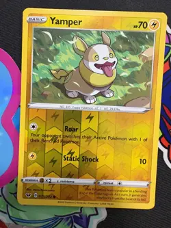 Yamper 073/202 Reverse Holo Pokemon TCG: Sword & Shield Near Mint (NM) - Image 1