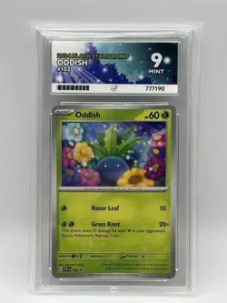 Oddish SVP 102 ACE 9 Grade Promo Pokemon Card English - Image 1