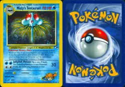 MISTY'S TENTACRUEL 10/132 HOLO RARE GYM HEROES POKEMON UNLIMITED HOLO MP - Image 3