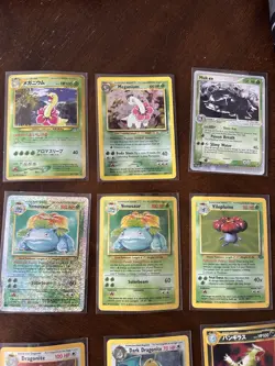 Pokemon TCG Mixed Card Lot Meganium Venusaur Dragonite Holo Regular Basic EX - Image 1