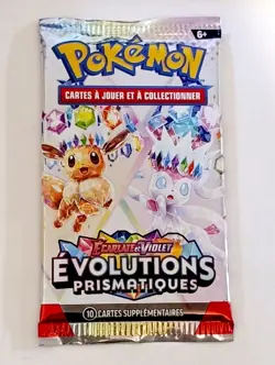 BOOSTER DE 10 CARTES POKEMON EVOLUTIONS PRISMATIQUES EV8.5 FR NEUF SCELLE - Image 1