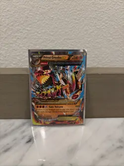 RARE - PRIMAL GROUDON EX 86/160 Holo Rare EX Primal Clash Pokemon LP Excellent - Image 1