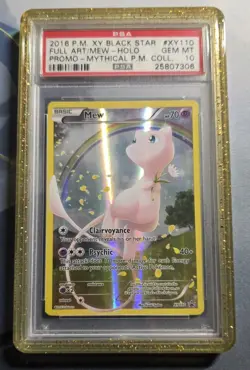 Pokemon 2016 XY Blackstar Promo Mythical Coll. Mew XY110 PSA 10 Gem Mint Pop 169 - Image 1