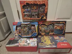 Pokemon Lot Prismatic Evolutions Charizard Ex Surging Sparks New Sealed - Image 1