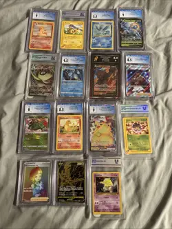15 Misc Slabs Pokemon Lot Pikachu Expedition Ereader - Image 1