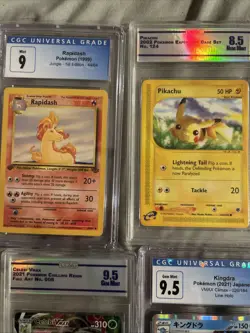 15 Misc Slabs Pokemon Lot Pikachu Expedition Ereader - Image 2