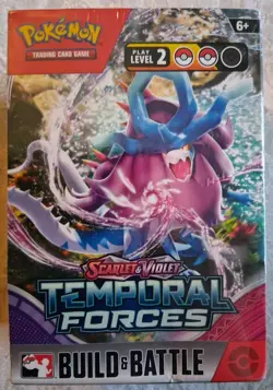 Pokemon TCG Scarlet & Violet Temporal Forces Build & Battle Box Factory Sealed - Image 1