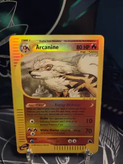 Pokemon Arcanine Reverse Holo Rare 3/144 Skyridge LP - Image 1