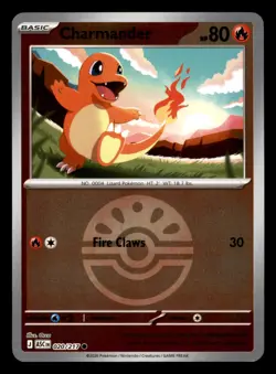 Charmander 020/217 ASC ME: Ascended Heroes Pokemon NM Reverse Holo - Image 1