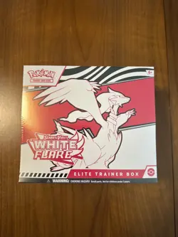 Pokemon TCG Scarlet & Violet White Flare Elite Trainer Box Factory Sealed ETB - Image 1