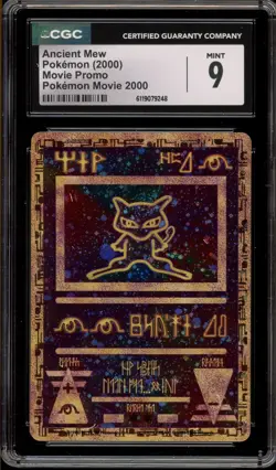 Pokemon Ancient Mew Movie 2000 Promo CGC 9 Mint - Image 1