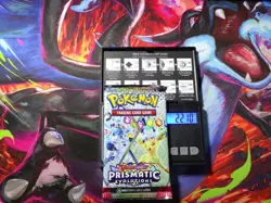 VERY HEAVY! GOD PACKUU SIRUU 22.10g Prismatic Evolutions Pokemon Booster - Image 1