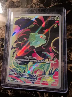 Pokemon TCG Bulbasaur 133/132 Secret Rare Mega Evolution Set - Image 1