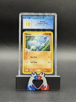 Wooper 79/115 Pokemon 2005 Ex Unseen Forces CGC Pristine 10 - Image 1