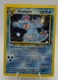Feraligatr - Holo - 5/111 Neo Genesis - Pokemon TCG - 2000 - Image 1