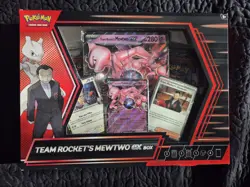 Pokemon TCG Team Rocket's Mewtwo ex Box Sealed - Image 1