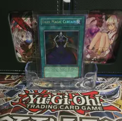 YUGIOH Secret Rare Dark Magic Curtain PP01-EN008 - Image 1