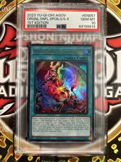 YuGiOh ORIGINAL SINFUL SPOILS-SNAKE EYE #AGOV-EN057🔥PSA 10🔥1st ED-ULTRA RARE - Image 3