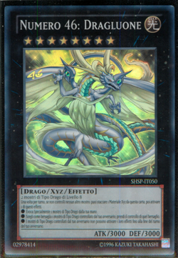 NUMERO 46: DRAGLUONE (Number 46: Dragluon) • Super R • SHSP IT050 • Unl • Yugioh - Image 1