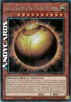 DRAGO ALATO DI RA - MODALITA SFERA • Segreta Platino • RA01 IT007 • 1Ed • Yugioh - Image 1