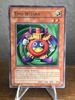 YuGiOh Time Wizard DLG1-EN036 Unlimited Rare LP - Image 1