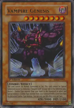 Vampire Genesis SD2-EN001 1st Edition Structure Deck: Zombie Madness LP - Image 1
