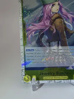 Jewelry Bonney P-085 Promo Regionals Textured Chase One Piece Card English OPTCG - Image 3
