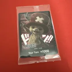 Bandai One Piece Netflix Don!! Promo Card Tony Tony Chopper SEALED - Image 1