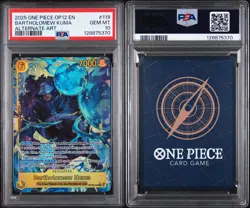 One Piece Bartholomew Kuma OP12-119 Alt Art (Legacy of the Master) English PSA10 - Image 3
