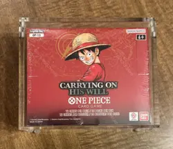 One Piece TCG OP-13 Carrying on His Will Factory Sealed Booster Box With Case - Image 1