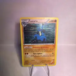 Pokemon Pokemon TCG Lucario 80/113 Legendary Treasures Rare Holo Card HP - Image 1