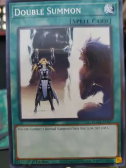 Yu-Gi-Oh TCG Double Summon EGO1-EN027 1st Edition Common Card NM - Image 1