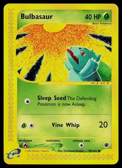 Pokemon Card - Bulbasaur Expedition 95/165 Common - Image 1