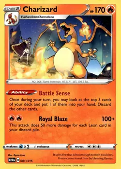 Charizard #001/015 McDonald's Promos 2024 Near Mint or Better - Pokemon Card - Image 1