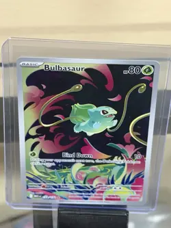 Pokemon TCG Bulbasaur Card 133/132 Mega Evolution Holo IR New Mint Condition - Image 1