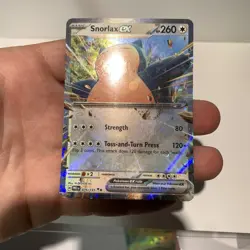 Pokemon TCG Snorlax EX 76/131 Prismatic Evolutions Double Rare Holo Card NM - Image 3