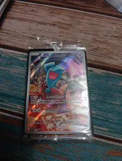 Team Rockets Wobbuffet SVP 203 Black Star Promo Pokemon Card (SEALED) - Image 1