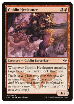 Magic the Gathering Cards Goblin Heelcutter (x4) PLAYSET MtG Fate Reforged NM/LP - Image 1