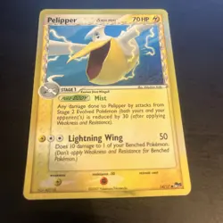 Pelipper Delta Species 14/17 Holo Rare Foil Pop 5 Series Pokemon Card 2007 - MP - Image 2