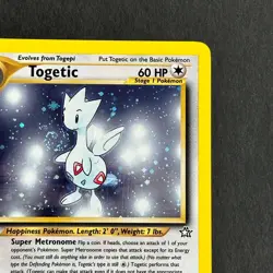 Togetic 16/111 Neo Genesis Holo Rare Pokemon Card - Image 3