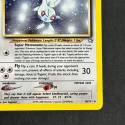 Togetic 16/111 Neo Genesis Holo Rare Pokemon Card - Image 4