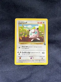 Pokemon TCG Jigglypuff #7 Black Star Promo WOTC Card - Image 1
