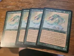 4x Stone-Tongue Basilisk Odyssey MTG Magic The Gathering Card Vintage Set Rare - Image 1