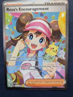 Rosa’s Encouragement SIR 123/088 - Perfect Order - Pokemon Card - Pack Fresh - Image 1