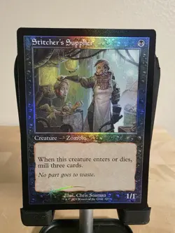 NM FOIL Retro Frame Stitcher's Supplier SLD #853 Secret Lair Bonus Card - Image 1