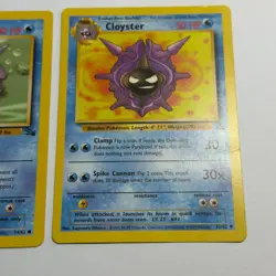 Pokemon TCG Shellder Cloyster 2-Card Evolution Lot WOTC Vintage 1999 - Image 3