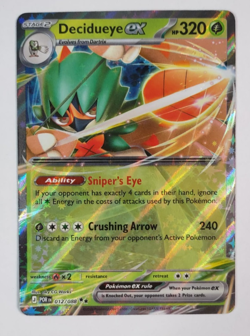 Decidueye EX 012/088 Perfect Order Holo Rare Pokemon Card NM - Image 1
