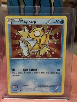 Near Mint Shiny Magikarp XY143 Pokemon Card - Image 1