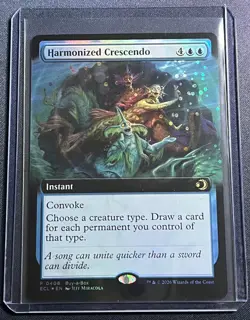 MTG Harmonized Crescendo 0408 Lorwyn Eclipsed FOIL Magic the Gathering Card - Image 1